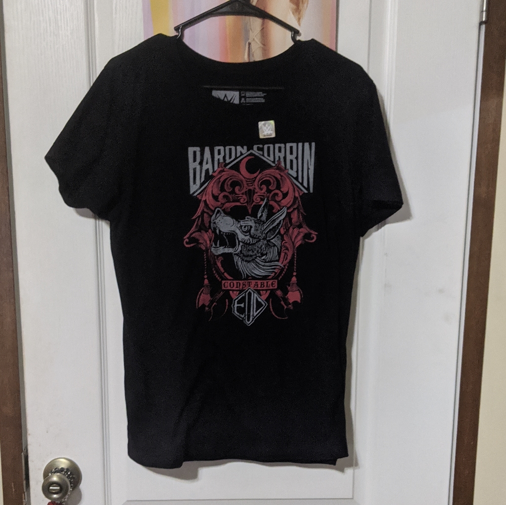 Baron Corbin Constable Lone Wolf Wwe Shop Authentic Wrestling TShirt 2xl